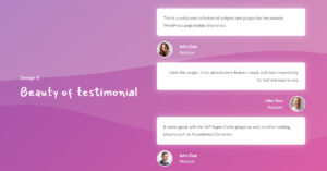 How to Use Testimonial Widget in Elementor