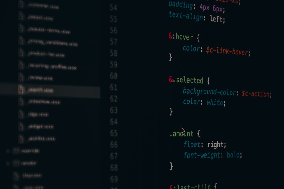 Colorful code on a computer screen representing front-end performance and the Interactivity API